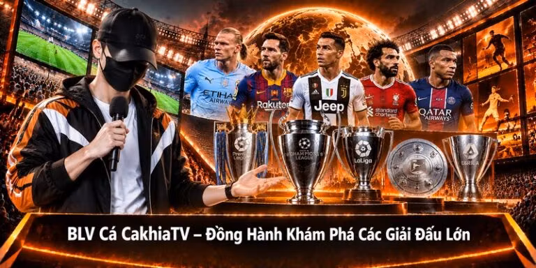 BLV Cá CakhiaTV – Đồng Hành Khám Phá Các Giải Đấu Lớn